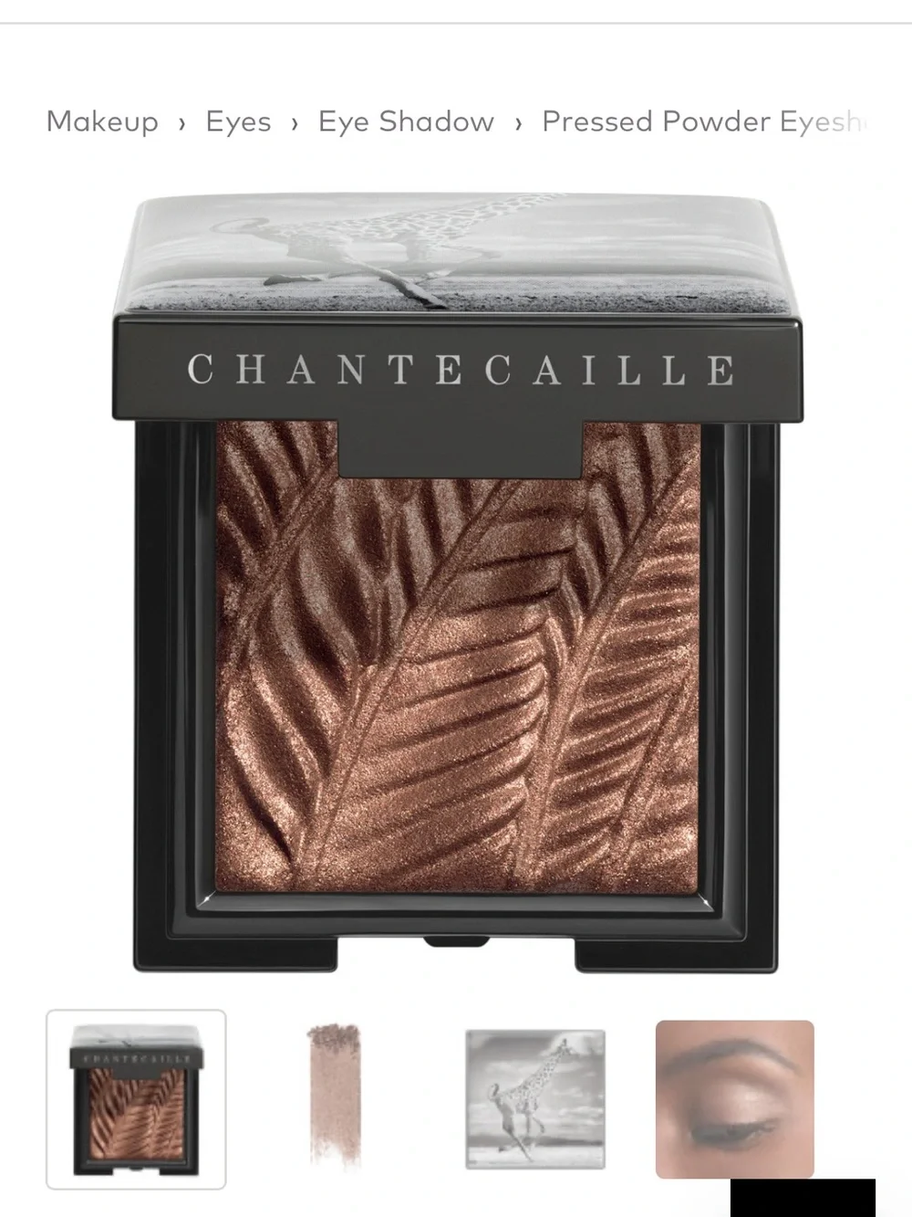 Chantecaille Metallic Copper Leaf-Embossed Eye Shadow
